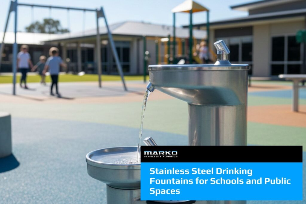 Stainless Steel Drinking Fountains for Schools and Public Spaces