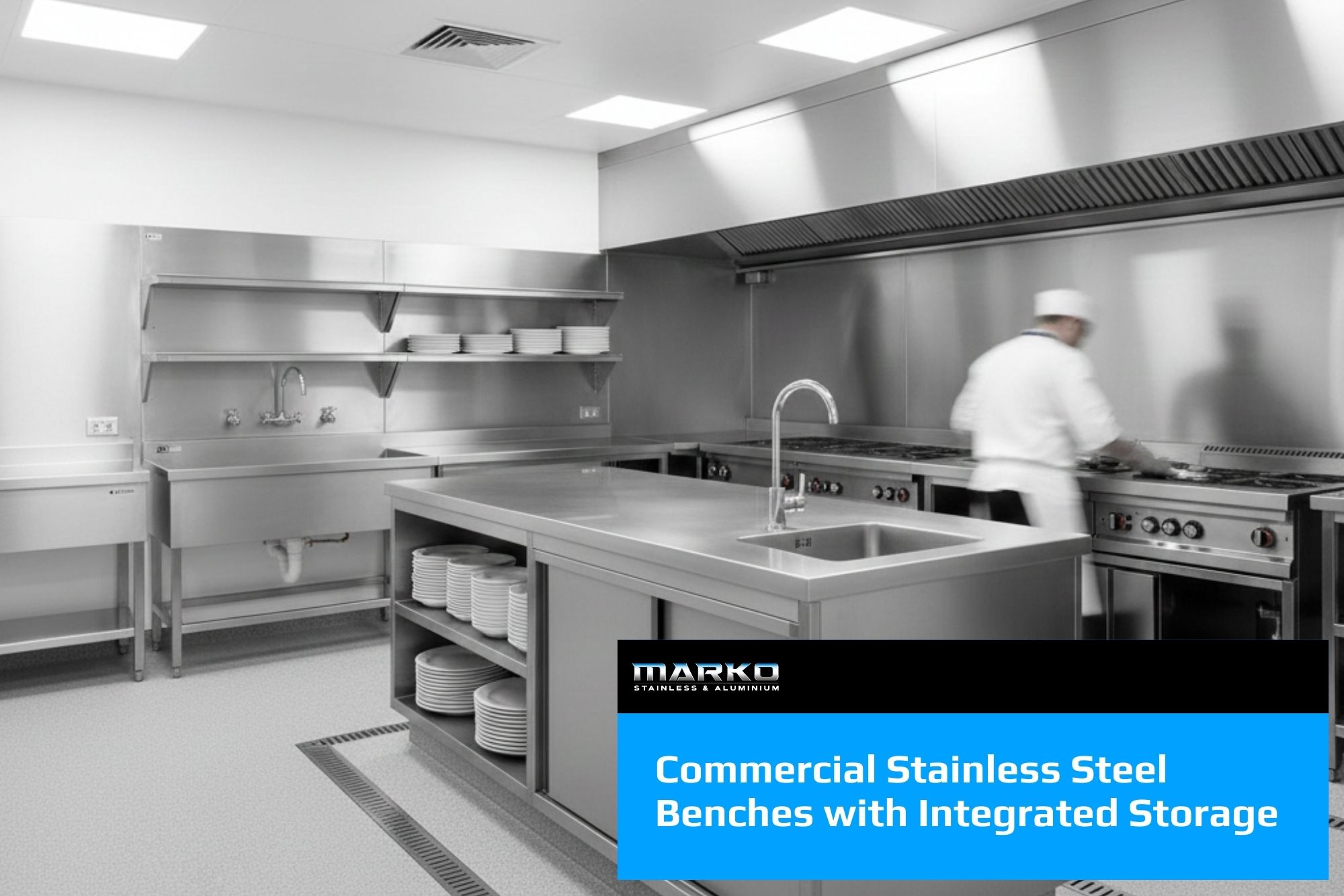 Blog - Commercial Stainless Steel Benches with Integrated Storage