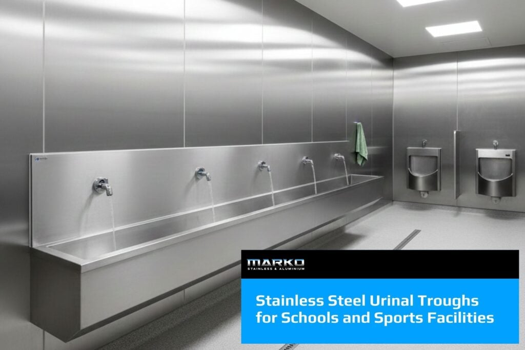 Stainless Steel Urinal Troughs for Schools and Sports Facilities