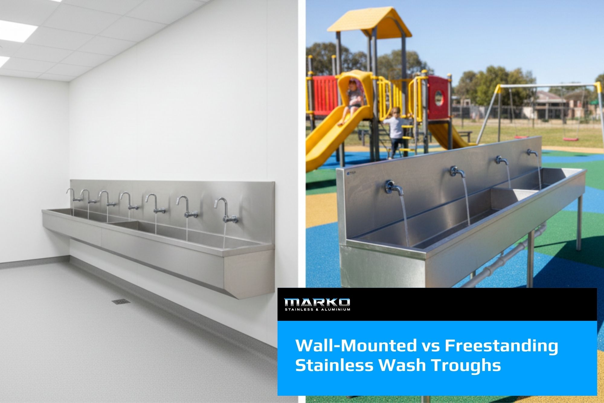 Blog - Wall-Mounted vs Freestanding Stainless Wash Troughs