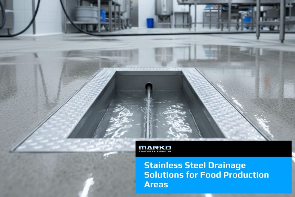 Stainless Steel Drainage Solutions for Food Production Areas