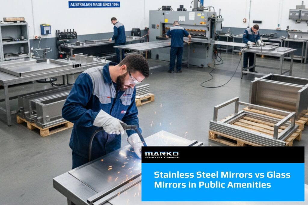 Stainless Steel Mirrors vs Glass Mirrors in Public Amenities