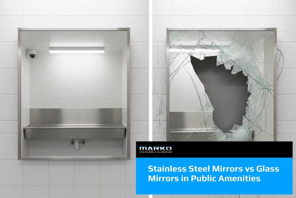 Stainless Steel Mirrors vs Glass Mirrors in Public Amenities