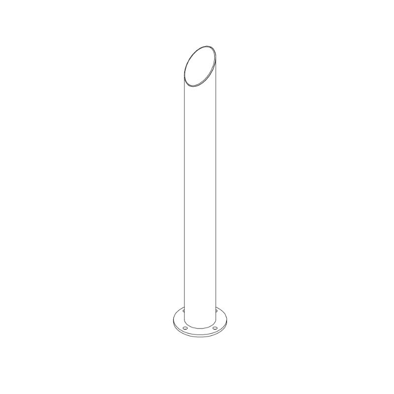 base plate bollard_angled