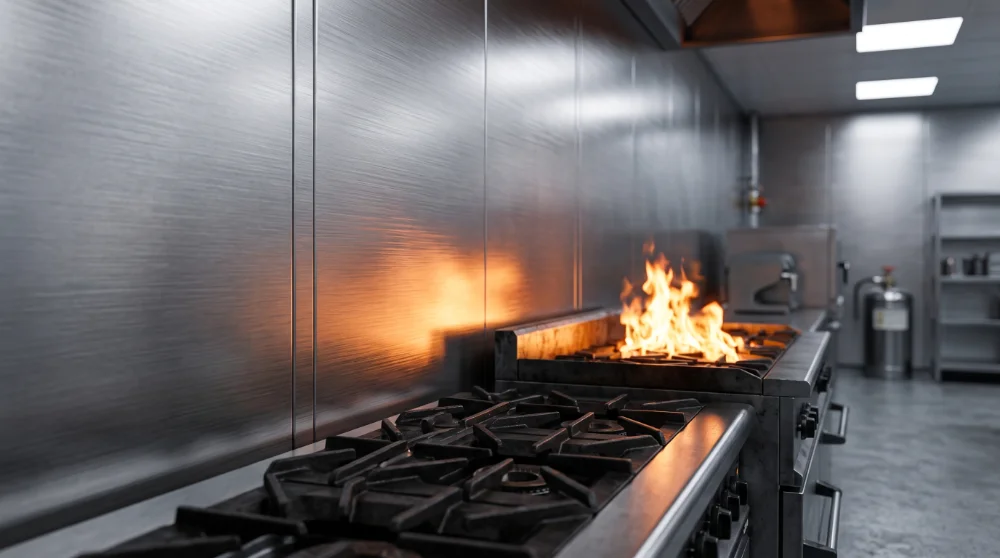 Stainless Steel Splashbacks -