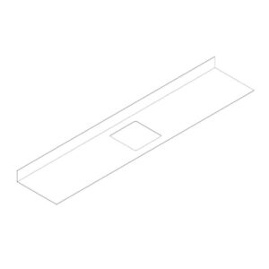 Solid Plate Stainless Steel Benchtops