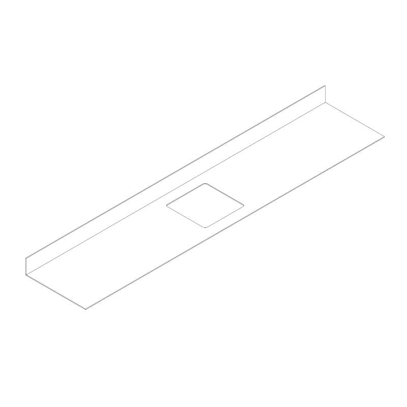 Solid Plate Stainless Steel Benchtops_image
